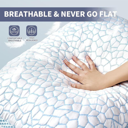 2 pack Cooling Memory Foam Pillows