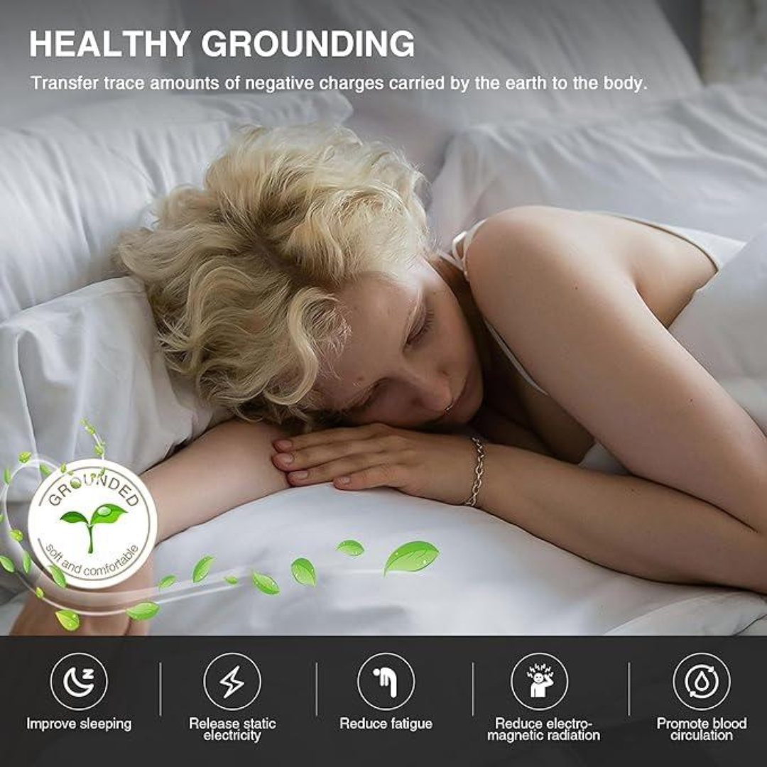 Black Sleep Bed grounding pad