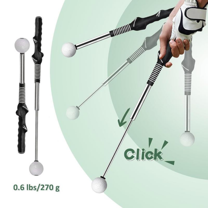 Retractable Golf Swing Training Aid
