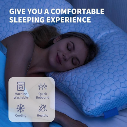 2 pack Cooling Memory Foam Pillows